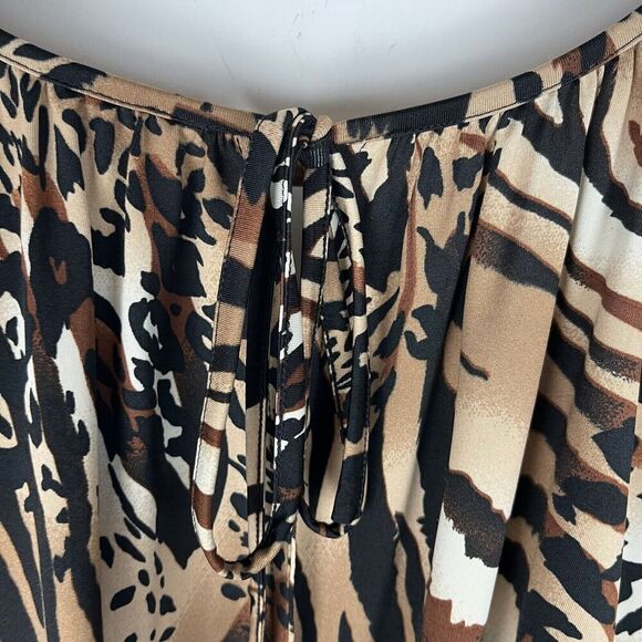 Ali Miles Animal Print Dress Sleeveless Sz Medium​​​​ - Picture 6 of 8